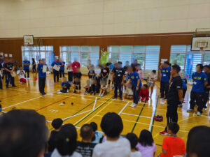 印旛地区少年の日･つどい大会～ボッチャ交流大会～のデモンストレーション