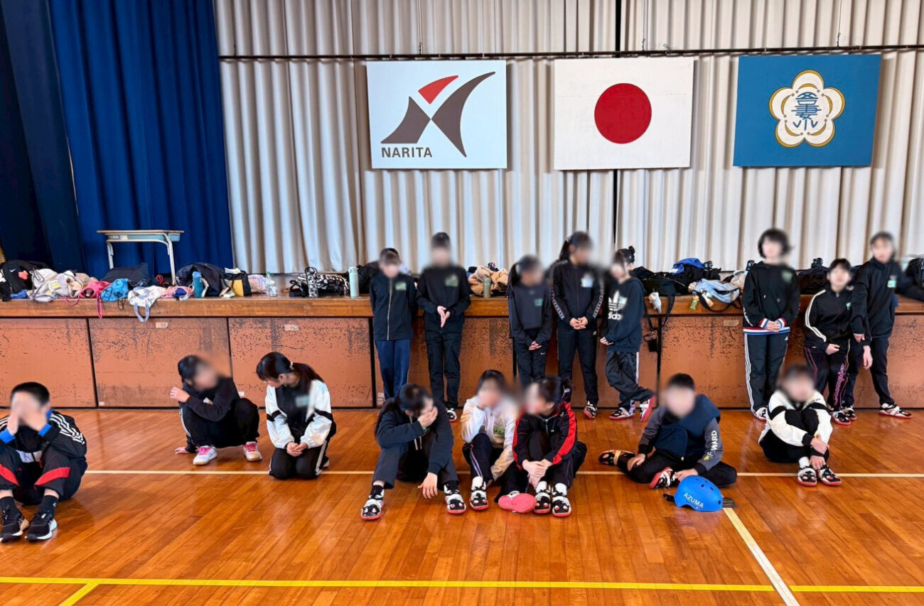 青少年相談員杯練習での休憩時間