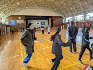 青少年相談員杯練習 準備運動
